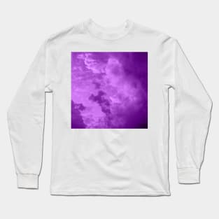 Purple Clouds Long Sleeve T-Shirt